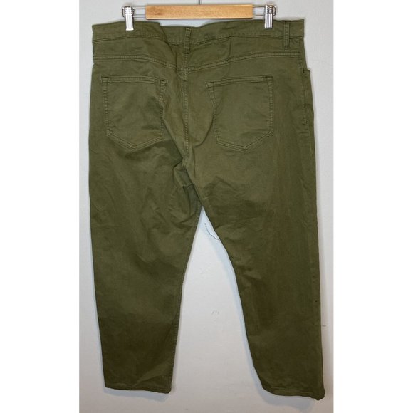 flint and tinder straight fit pants 38x25 Cropped Ankle green Men’s - Picture 2 of 6
